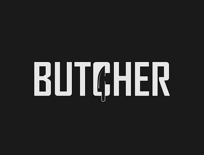 Butcher Logo Concept brand designer butcher logo design illustration illustrator logo logo design logo designer minimalist minimalist design typography vector wordmark designer wordmark logo