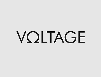 Voltage wordmark logo concept brand brand designer branding logo logo designer logo identity science logo voltage logo wordmark logo