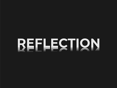 Reflection logo concept