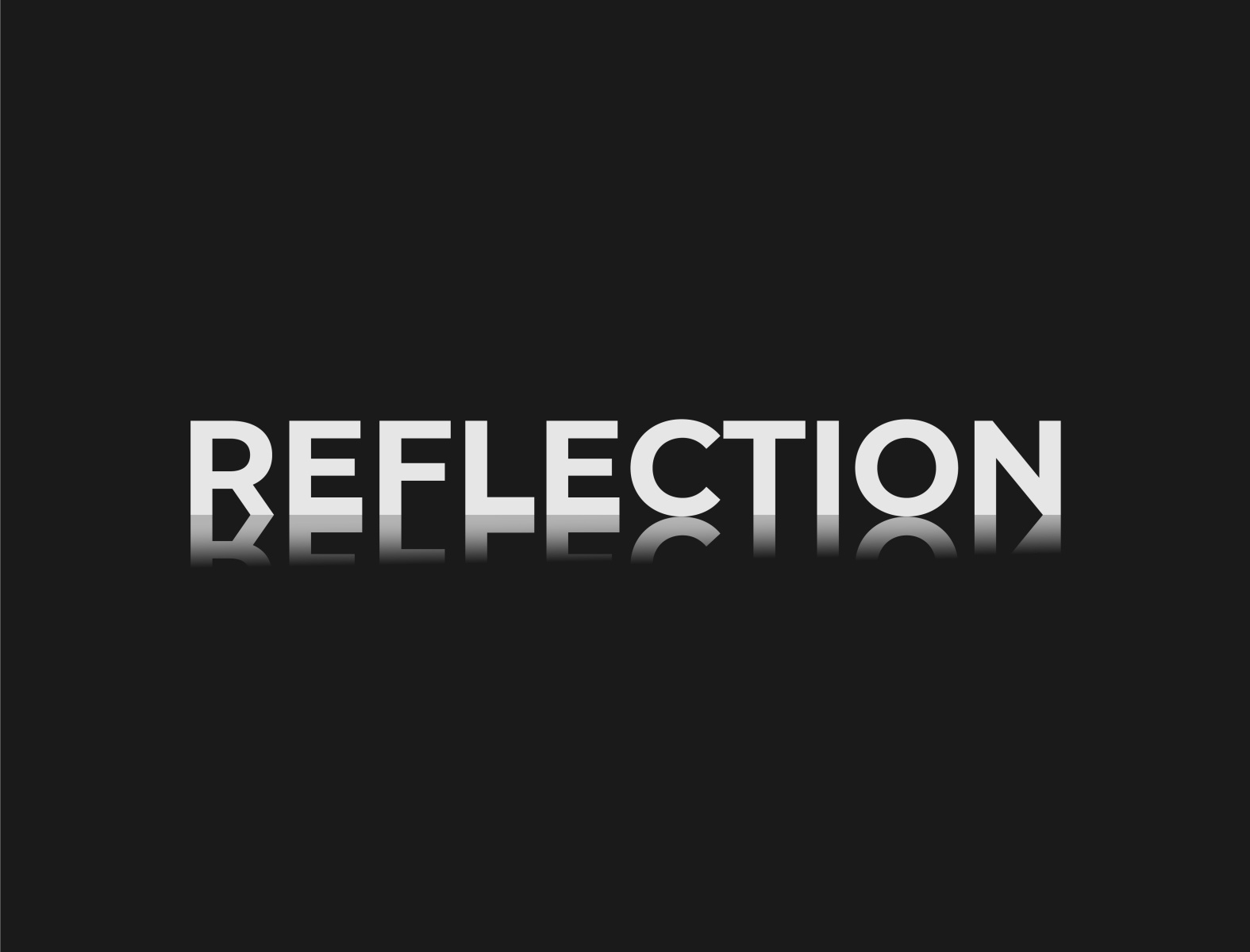 Reflection logo concept by MyGraphicLab on Dribbble