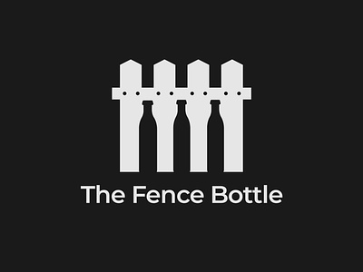 Fence Bottle Logo Concept