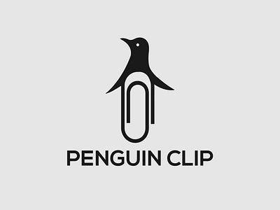 Penguin Clip Logo Concept