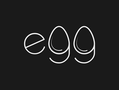 Egg logo concept brand identity branding design egg logo illustrator logo logo designer logo identity minimalist typography vector