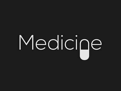 Medicine Logo brand designer brand identity branding design illustrator logo logo designer logo identity minimalist typography vector