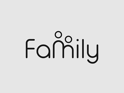 Family Logo Concept brand design brand designer brand identity branding family logo logo logo designer logo identity people logo wordmark wordmark logo