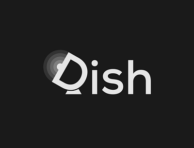 Dish Logo Concept brand designer brand identity branding design dish dish logo illustrator logo logo designer logo identity minimalist typography vector wordmark wordmark logo