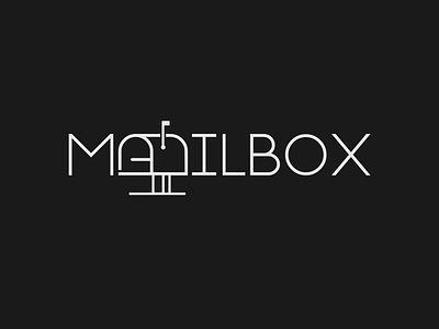 Mailbox Logo Concept brand designer brand identity branding design illustrator logo logo designer logo identity mail logo mailbox minimalist typography vector wordmark wordmark logo