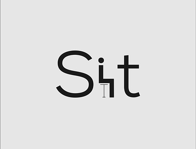 Sit Logo Concept brand designer branding design logo logo identity minimalist sit sit logo wordmark wordmark logo