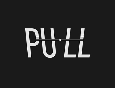 Pull Logo Concept brand brand designer brand identity branding design illustrator logo logo identity minimalist pull logo typography vector wordmark logo