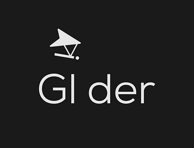 Glider Logo Concept branding design illustration illustrator logo minimalist typography vector