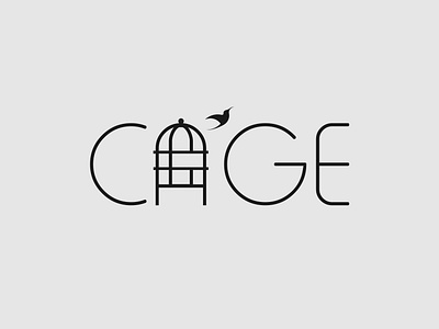Cage Logo Concept bird logo brand designer brand identity cage cage logo graphic design logo logo identity minimalist wordmark