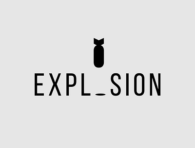Explosion Logo Concept brand brand identity explosion graphic design logo logo designer logo identity