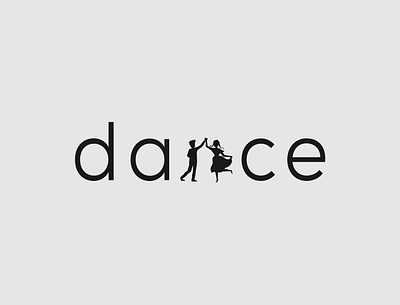 Dance Logo Concept branding design illustrator logo minimalist typography vector