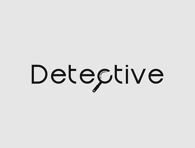 Detective Logo Concept brand designer brand identity branding detective detective logo graphic design logo logo identity
