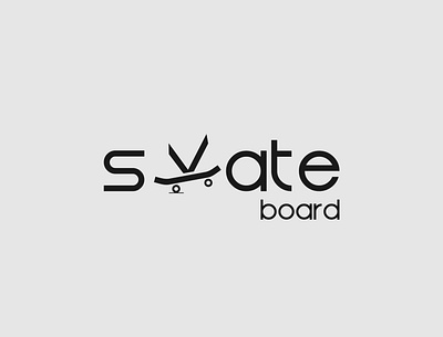 Skateboard Logo Concept brand designer branding design illustrator logo logo identity minimalist modern skateboard typography vector wordmark