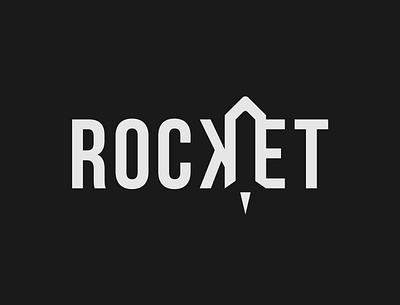 Rocket Logo Concept brand brand designer branding design illustrator logo logo identity minimalist rocket typography vector wordmark