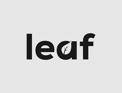 Leaf Logo Concept brand designer brand identity branding design illustration illustrator leaf logo minimalist nature tree typography vector