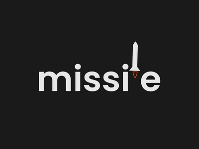 Missile Logo Concept brand designer brand identity branding logo logo designer logo identity minimalist missile rocket wordmark