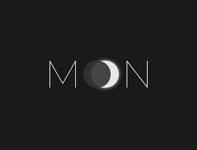 Moon Logo Concept brand designer brand identity branding design illustrator logo logo identity minimalist moon typography vector wordmark