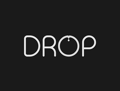 Drop Logo Concept brand identity branding design drop illustrator logo logo designer minimalist typography vector water