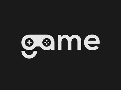 Game Logo Concept brand identity branding design game illustrator logo logo designer minimalist typography vector