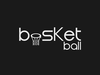 Basket Ball basket basket ball brand designer brand identity branding design illustrator logo logo designer minimalist sports typography vector wordmark
