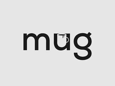 Mug Logo Concept brand designer branding coffee design illustrator logo minimalist mug typography vector wordmark