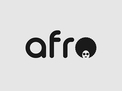 Afro Logo Concept afro brand identity branding design illustrator logo logo design logo designer minimalist typography vector wordmark