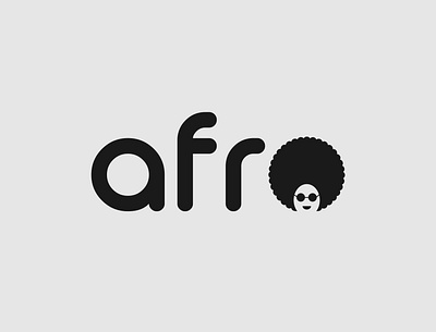 Afro Logo Concept afro brand identity branding design illustrator logo logo design logo designer minimalist typography vector wordmark