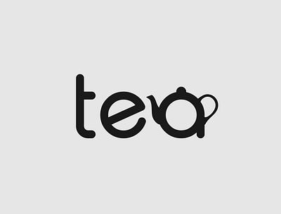 Tea logo concept brand identity branding design illustrator logo logo designer minimalist tea tea logo typography vector wordmark