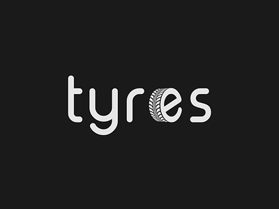 Tyres Logo Concept brand designer branding car design illustrator logo logo identity minimalist typography tyres vector