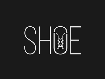 Shoe Logo Concept brand designer branding design illustrator logo logo design minimalist shoe shoes typography vector wordmark