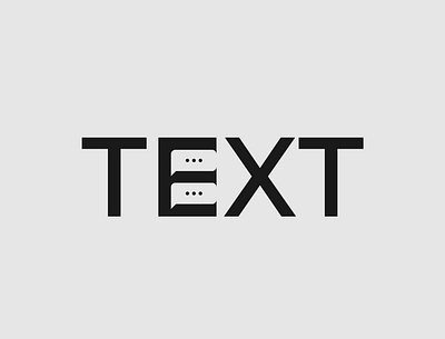 Text Logo Conept branding chat design illustrator logo minimalist text typography vector