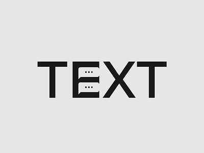 Text Logo Conept