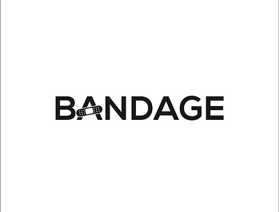 Bandage Logo Concept bandage brand identity branding design doctor illustrator logo logo design minimalist typography vector