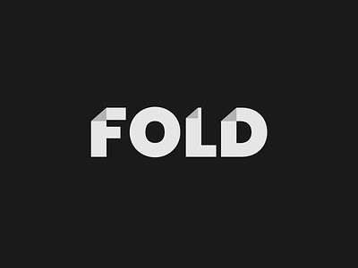 Fold Logo Concept