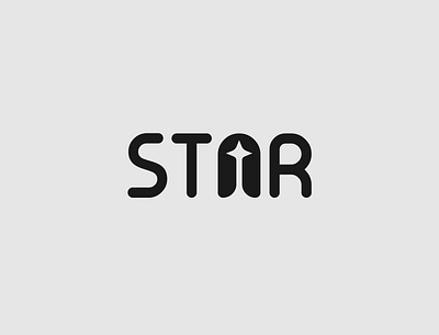 Star Logo Concept brand designer branding design illustrator logo logo design minimalist star typography vector wordmark