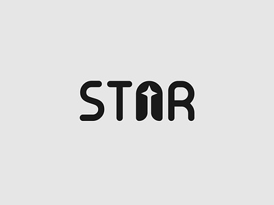 Star Logo Concept brand designer branding design illustrator logo logo design minimalist star typography vector wordmark