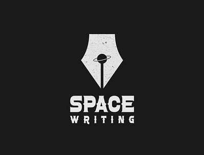 Space Writing Logo Concept branding design illustrator logo logo design minimalist pen space space logo typography vector writing