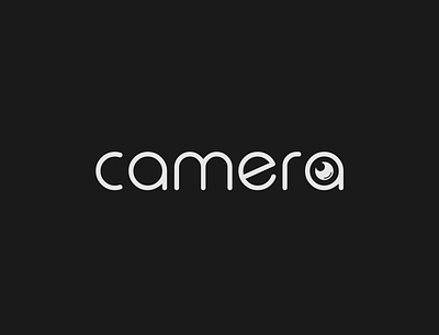 Camera Logo Concept brand identity branding camera design illustrator logo logo design minimalist typography vector