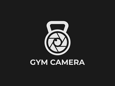 Gym Camera Logo Concept brand identity branding camera design gym illustrator logo logo design minimalist typography vector