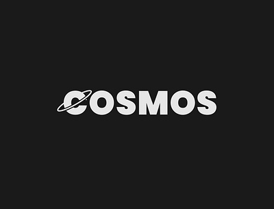 Cosmos Logo Concept brand designer branding cosmos design illustrator logo minimalist space typography vector