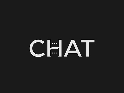Chat Logo Concept brand designer brand identity branding chat design illustrator logo logo design logo designer minimalist typography vector wordmark