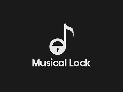 Musical Lock Logo concept