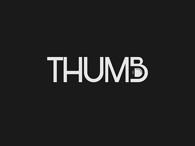 Thumb logo concept brand design brand identity branding design illustrator logo logo designer minimalist typography vector wordmark