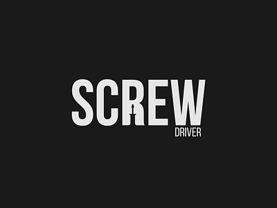Screw driver logo