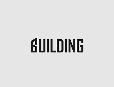 Building logo brand identity branding build building illustrator logo logo design minimalist typography vector