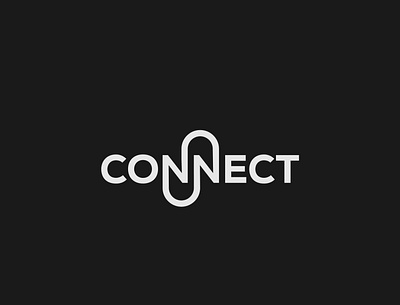 Connect logo brand identity branding connect design illustrator logo logo design minimalist typography vector wordmark