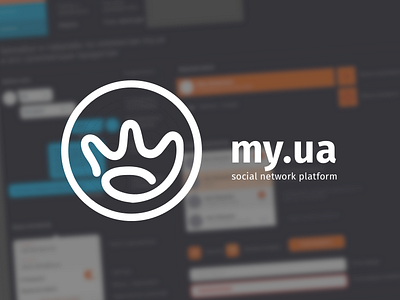 my.ua social network platform logo and branding brand brandbook branding corporate identity logo logotype