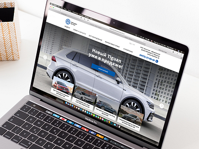 Volkswagen UA local dealer page automotive design ui ux volkswagen web web design website